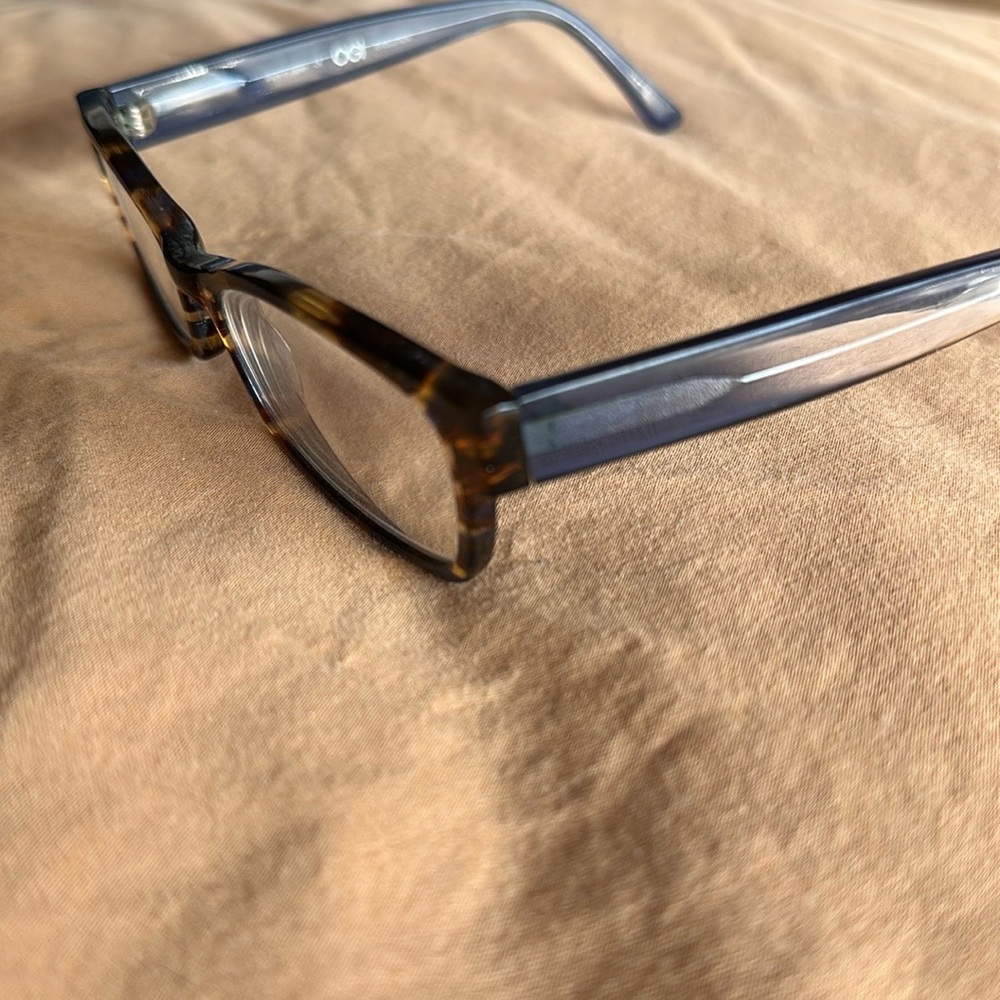Ogi Tortoise Shell Rectangular Glasses - image 7